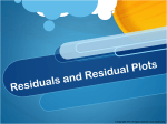 Residual and Residual Plot