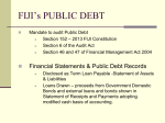 FIJI*S PUBLIC DEBT