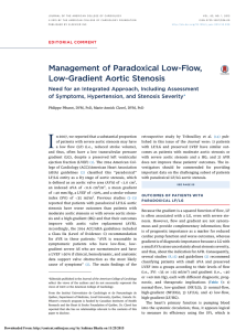 Management of Paradoxical Low-Flow, Low