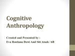 Eva Rostiana Dewi And Siti Aisah / 6B Cognitive anthropology