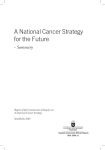 A National Cancer Strategy for the Future - Summary