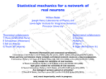 Statistical mechanics for a network of real neurons