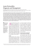 Acute Pericarditis: Diagnosis and Management
