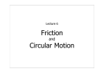 Friction Circular Motion