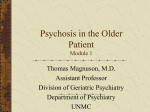 Psychosis in the Older Patient