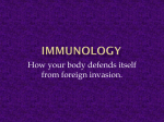How your body defends itself from foreign invasion.