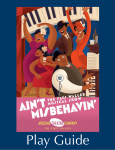 AIN`T MISBEHAVIN` Arizona Theatre Company Play Guide 1