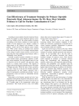 Cost Effectiveness of Treatment Strategies for Primary Operable