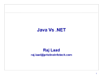 Java Vs .NET - Princeton ACM
