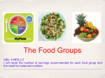 The Food Groups - HighSchoolHealth