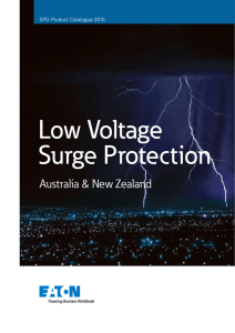 Low Voltage Surge Protection