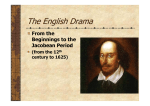 The English Drama