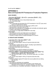 HIV Post Exposure Prophylaxis Regimens – Basic and