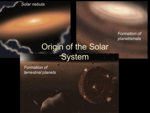 Solar Nebula - Lunar and Planetary Laboratory | The University of