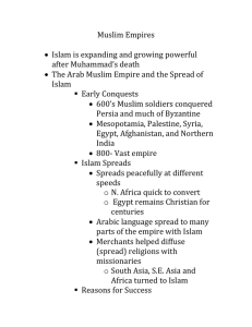 Muslim Empires- Teacher Example