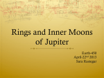 Rings and Inner Moons of Jupiter
