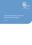 Passivhaus Quality Assurance: Large and Complex Buildings