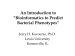 An Introduction to “Bioinformatics to predict bacterial