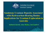 Sandstone Uranium Deposits Associated with