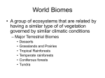 World Biomes - Appoquinimink High School