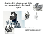 Mapping the future: news, data and automation in the Nordic region