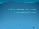 Risks To Websites and Security Protection Mechanisms