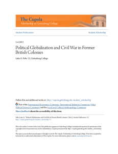 Political Globalization and Civil War in Former British Colonies