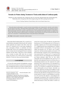 Torsades de Pointes during Treatment of Tachycardia