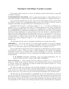 Topological embeddings of graphs in graphs