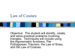 Law of Cosines