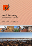 Arid Recovery Annual Report 2008