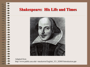 Shakespeare - WordPress.com