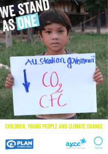 We Stand as One: Children, Young People and Climate Change