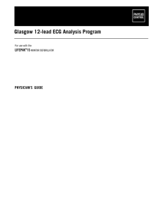Glasgow 12-lead ECG Analysis Program