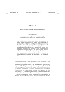 Chapter 7 Fluorescence Imaging of Quantum Gases