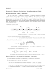 Lecture I: Collective Excitations: From Particles to Fields Free Scalar