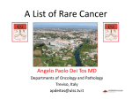 A List of Rare Cancer
