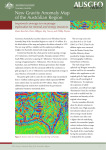 New Gravity Anomaly Map of the Australian Region