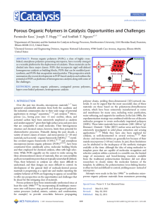 Porous Organic Polymers in Catalysis: Opportunities and Challenges