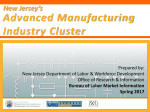 New Jersey`s Advanced Manufacturing Industry Cluster