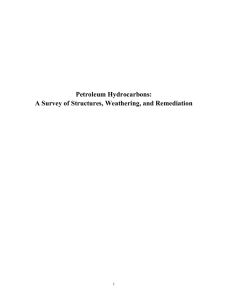 Petroleum Hydrocarbons: A Survey of Structures, Weathering, and