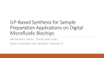 ILP-Based Synthesis for Sample Preparation Applications on Digital