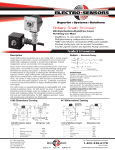 Rotary Shaft Encoder - Electro