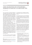 aortic regurgitation and extracorporeal membrane