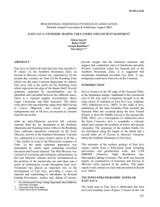 East Java: Cenozoic Basins, Volcanoes and Ancient Basement