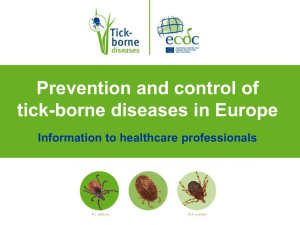 Prevention and control of tick-borne diseases in Europe