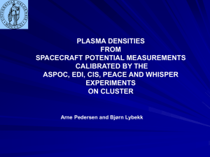Plasma densities from spacecraft potential