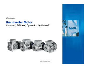 The Inverter Motor – Compact, Efficient, Dynamic