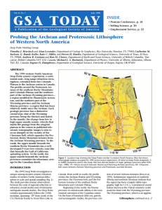 Science Article PDF - Geological Society of America