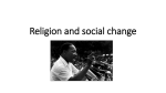 Religion and social change